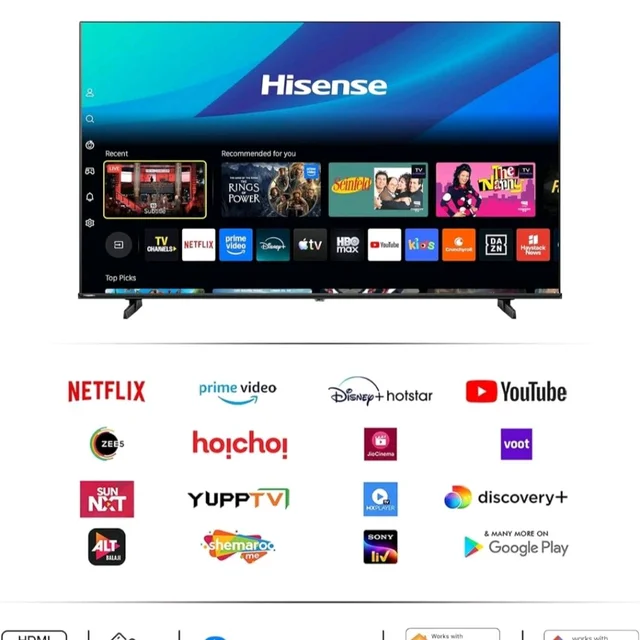 Hisense 55 Inch 55E8S Hi-QLED MiniLED Smart TV | 144Hz Game Mode | Devialet Sound and AI Picture | Dolby Vision IQ | Hands-Free Voice
Amazon's Choice