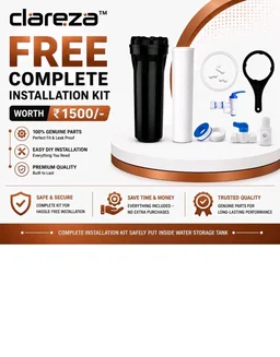 CLAREZA CLAREX RO Water Purifier | ISO Certified | 2000 TDS | Zinc Copper Alkaline | 9 Liter Storage | RO + UV + Zinc + Copper + Alkaline + TDS Control | Best For Home and Office (Rose Gold) - CANIX ROSE GOLD