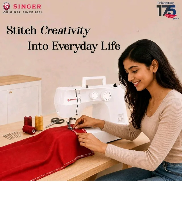 SINGER 1410 Automatic Zig Zag Sewing Machine Electric | Tailoring Machine for Stitching | 10 Built-In Stitches & 22 Stitch Functions | Free Arm | Metal Frame | 60W Motor | Free Demo | 2 Year Warranty