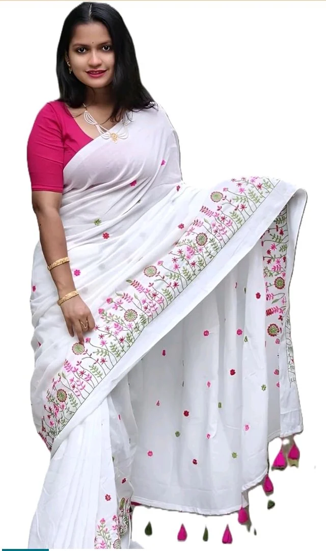 Women's Traditional Bengal Handloom Pure Cotton Saree