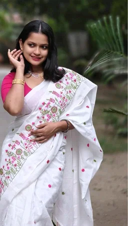 Women's Traditional Bengal Handloom Pure Cotton Saree