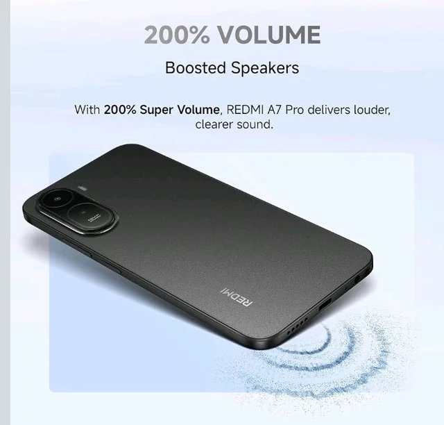 REDMI A7 Pro 4G (Black, 4GB RAM, 64GB Storage) | Segment's Slimmest Smartphone | Segment's Largest 6300mAh Battery | Segment's Largest 17.53cm and Smoothest 120Hz Display | Charger in the Box - Black