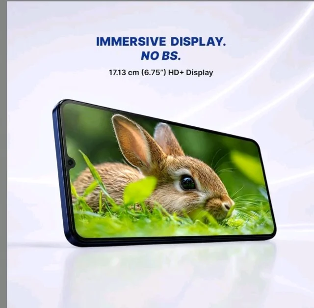Lava Bold N2 5G (Regal Gold, 4GB RAM, 128GB Storage) | 6000 mAh Super Battery | Octacore Ultrafast Processor | Biggest 6.75 (HD+) 120Hz Display | IP64 Dust & Water Resistant | Free Service @ Home - Regal Gold