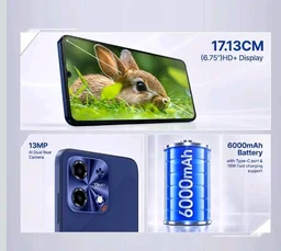 Lava Bold N2 5G (Regal Gold, 4GB RAM, 128GB Storage) | 6000 mAh Super Battery | Octacore Ultrafast Processor | Biggest 6.75 (HD+) 120Hz Display | IP64 Dust & Water Resistant | Free Service @ Home - Regal Gold