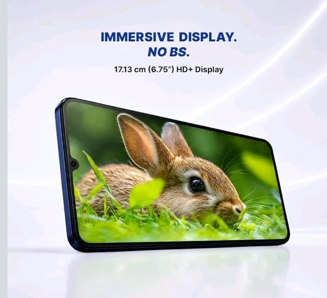 Lava Bold N2 5G (Regal Gold, 4GB RAM, 64GB Storage) | 6000 mAh Super Battery | Octacore Ultrafast Processor | Biggest 6.75 (HD+) 120Hz Display | IP64 Dust & Water Resistant | Free Service @ Home - Regal gold
