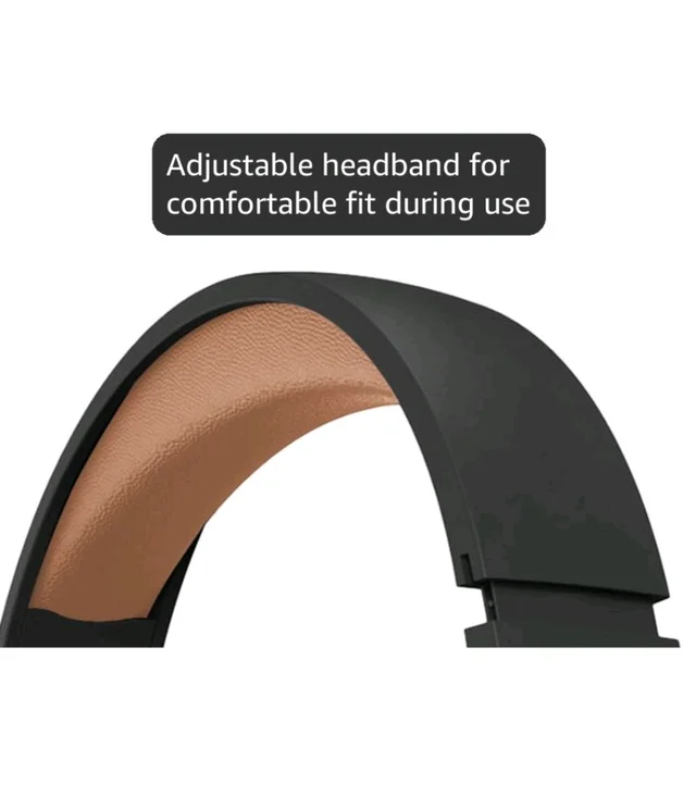 Zebronics Thunder (2026 Upgrade) Wireless Headphones, BT v6.0, True 60 hrs Playback, 40mm Drivers, ENC, Gaming Mode, Dual Pairing, AUX & microSD, Rapid Charging, Call Function (Brown)