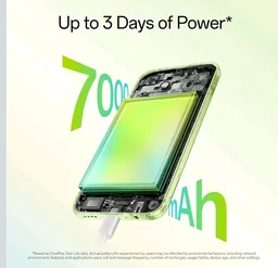 OnePlus N6 Lite | 4GB+64GB | Neo Green | Massive 7000mAh Long-Lasting Battery | 120Hz Ultra Smooth Display | 36 Months Fast & Smooth | Military-Grade Durability - Neo Green