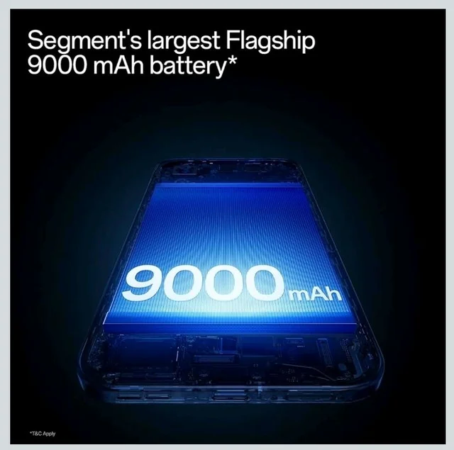 OnePlus Nord 6 | 12GB+256GB | Pitch Black | Snapdragon 8s Gen 4 | Segment's First Stable 165FPS Gaming | Segment's Largest 9000mAh Battery | Most Complete IP Rating | Personalized AI - Pitch Black