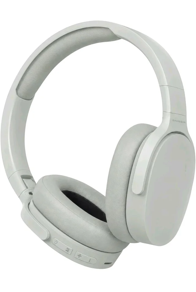 GameSir BeatXtra Wireless Stereo Bluetooth Headphones V5.3, Over Ear Foldable Headset with 40mm Drivers, Soft Cushioned Ear Pads, Built-in Mic, AUX Input, 10M Wireless Range, Teen & Adults (Green)