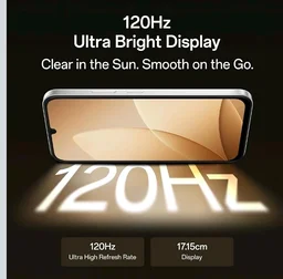 Oppo A6c 4G (Feather White, 4GB RAM, 128GB Storage) | 7000mAh Long-Lasting Battery | 120Hz Ultra Bright Display | IP64 Protection | 13MP Camera- with No Cost EMI/Additional Exchange Offers. - Feather White