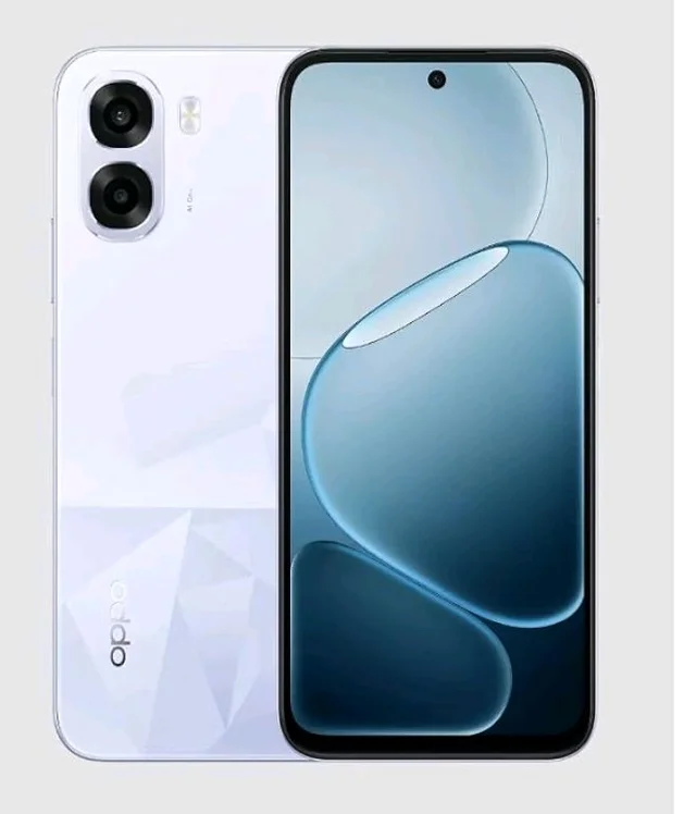 OPPO K14x 5G Smartphone, 6GB RAM, 128GB Storage, ICY Blue, Dual Camera, 48-Month Fluency Protection - ice Blue