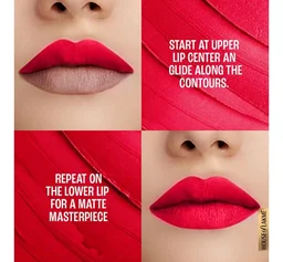 Lakme Powerplay Priming Matte Lipstick, Smooth Matte Finish, Lightweight Lipstick, Smudgeproof, Lasts 16hrs, Hydrates Lips, Deep Wine, 3.6g