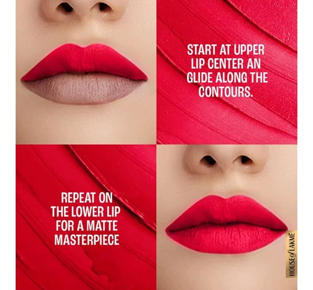 Lakme Powerplay Priming Matte Lipstick, Smooth Matte Finish, Lightweight Lipstick, Smudgeproof, Lasts 16hrs, Hydrates Lips, Deep Wine, 3.6g
