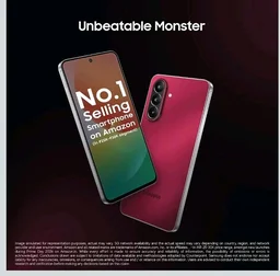Samsung Galaxy M47 5G Mobile (Rogue Red, 6GB RAM, 128GB Storage, 6000mAh Battery)| 50MP OIS| Snapdragon Processor| LPDDR5X RAM,UFS 3.1 Storage| Gorilla Glass Victus+| sAMOLED| Knox Security| AI - Blaze Blue