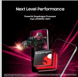 Samsung Galaxy M47 5G Mobile (Rogue Red, 6GB RAM, 128GB Storage, 6000mAh Battery)| 50MP OIS| Snapdragon Processor| LPDDR5X RAM,UFS 3.1 Storage| Gorilla Glass Victus+| sAMOLED| Knox Security| AI - Blaze Blue