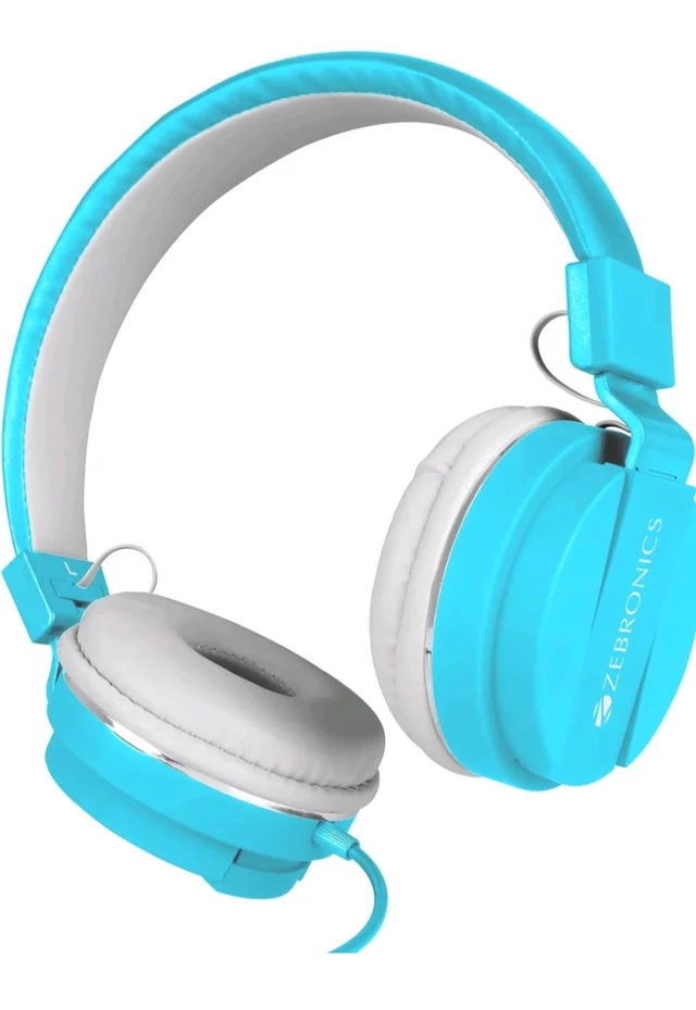 Zebronics Zeb-Storm Wired On Ear Headphone with 3.5mm Jack, Built in Microphone for Calling, 1.5 Meter Cable, Soft Ear Cushion, Adjustable Headband, Foldable Ear Cups and Lightweight Design (Blue)
300+ bought in past month