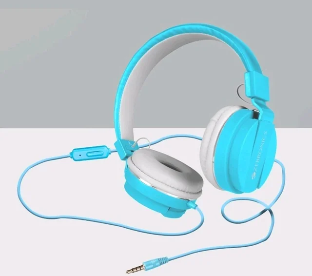 Zebronics Zeb-Storm Wired On Ear Headphone with 3.5mm Jack, Built in Microphone for Calling, 1.5 Meter Cable, Soft Ear Cushion, Adjustable Headband, Foldable Ear Cups and Lightweight Design (Blue)
300+ bought in past month