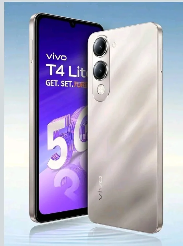 vivo T4 Lite 5G 2026 Charger in The Box (Titanium Gold, 64 GB) (4 GB RAM) - titanium Gold
