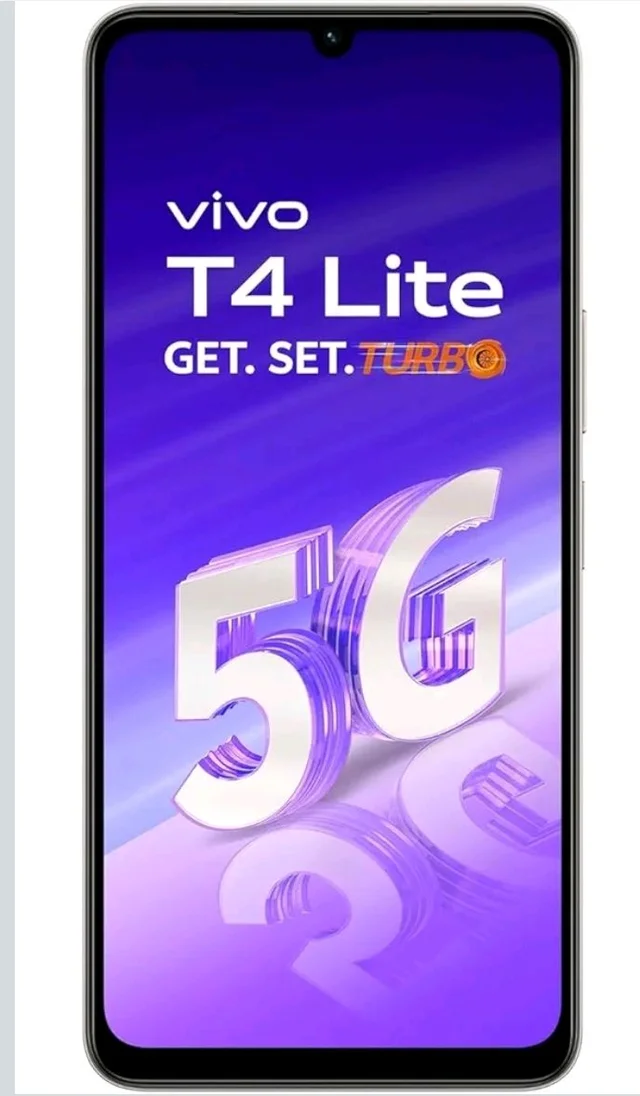 vivo T4 Lite 5G Charger in The Box (Titanium Gold, 64 GB) (4 GB RAM) - Titanium gold