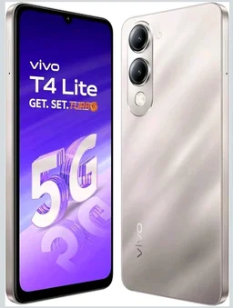 vivo T4 Lite 5G Charger in The Box (Titanium Gold, 64 GB) (4 GB RAM) - Titanium gold
