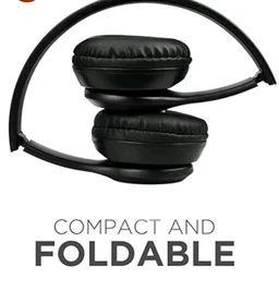 P47 Wireless Gaming Bluetooth Headphones Over Ear Enjoy 6 Hrs Playback (Black)