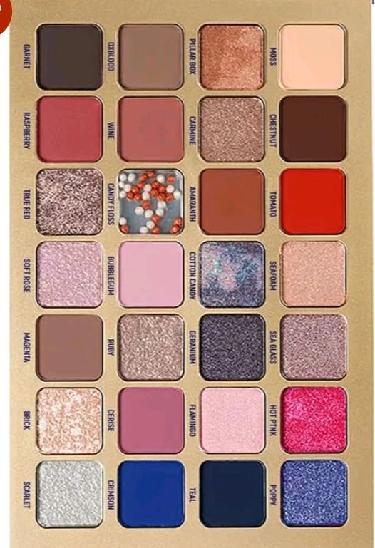 Daily Life Forever52 28-Color Intense Eyeshadow Palette | 18 Neutral Matte & 10 Vibrant Shimmer Shades, Highly Pigmented, Blendable Eye Makeup for Day & Night Looks (Blue Lava - 003, 50.4g)