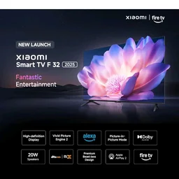Brand: Xiaomi
4.1
4.1 out of 5 stars
(1,251)
Xiaomi 80 cm (32 inch) F Series HD Ready Smart LED Fire TV L32MB-FIN