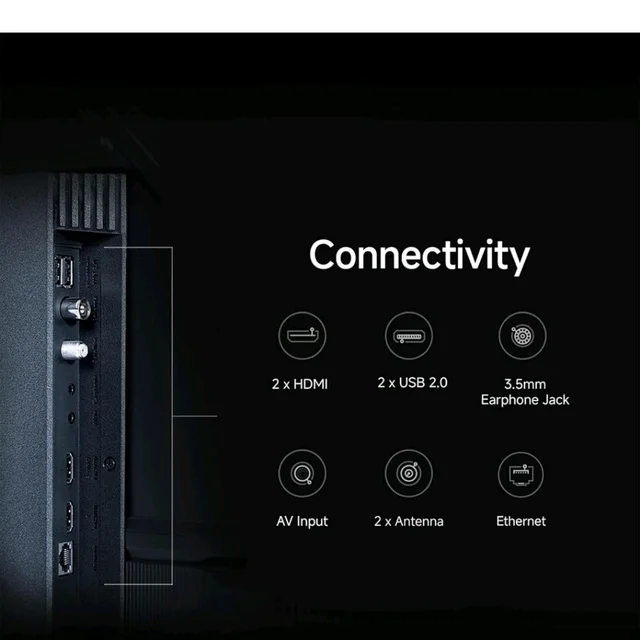 Brand: Xiaomi
4.1
4.1 out of 5 stars
(1,251)
Xiaomi 80 cm (32 inch) F Series HD Ready Smart LED Fire TV L32MB-FIN