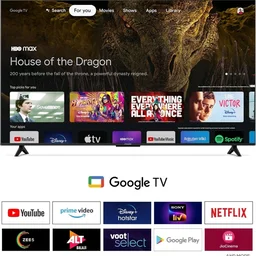iFFALCON 189 cm (75 Inches) 4K UHD Smart LED Google TV | 144Hz VRR | 3GB RAM | Dolby Vision & Atmos | Game Master | 75U75
