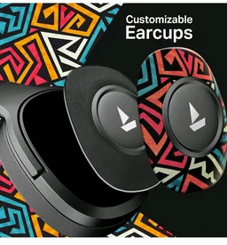 boAt Rockerz Plus 550, Customizable Earcups, 100H Battery, 50mm Drivers, Dual Pair, App Support, Bluetooth Headphones, Wireless Headphone with Mic (Black Psyche)
1K+ bought in past month