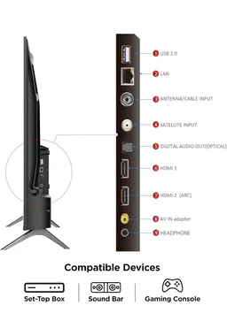 Visit the TCL Store
4.1
4.1 out of 5 stars
(416)
TCL 80 cms (32 inches) HD Ready Smart QLED Google TV | Dolby Audio | HDR 10 | Metallic Bezel-Less | Multiple Viewing Mode | 32V4C