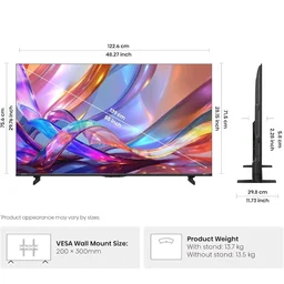 Hisense 55 Inch 55E8S Hi-QLED MiniLED Smart TV | 144Hz Game Mode | Devialet Sound and AI Picture | Dolby Vision IQ | Hands-Free Voice
Amazon's Choice