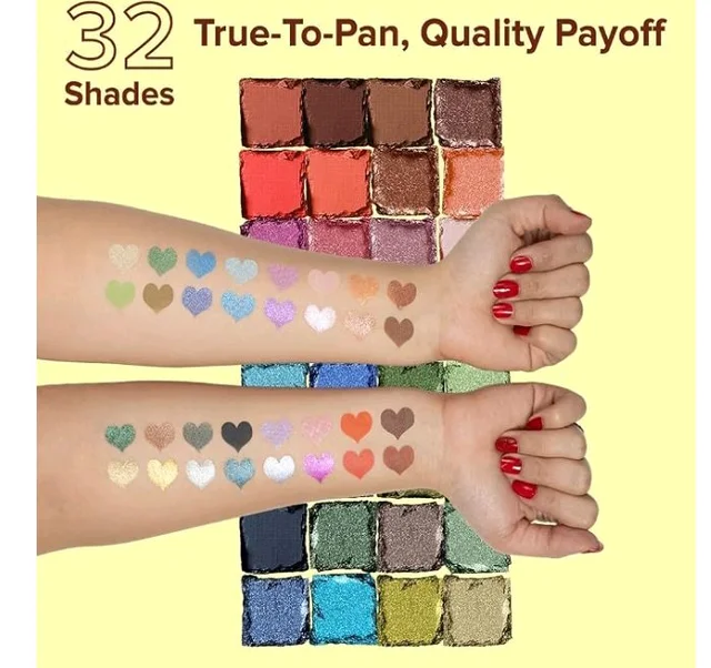 Daily Life Forever52 Naturals The All You Need 32 Shades Eyeshadow Palette| Highly Pigmented and Blendable | Multicolor | Matte and Shimmer Finish (48g) (Midnight Haze-03, 48g)
20%
off
Product Images and Videos (AI-Generated Alt Text)