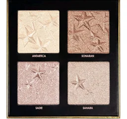 Daily Life Forever52 4 Color Palette Smooth Shine Highlighter Waterproof Long-Lasting Easy-To-Blend Shimmery Powder for Perfect Face Makeup (Desert Glow) DGH002 DGH002