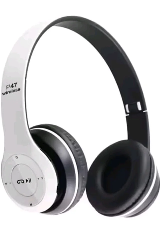 P47 Bluetooth Over Ear Headphones Wireless with Mic (Multicolor)