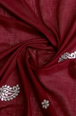 Rekha Maniyar Women's Linen Hand Gota Woven Saree With Unstitched Blouse Piece (JAYSHREE_VOL2_PARENT)