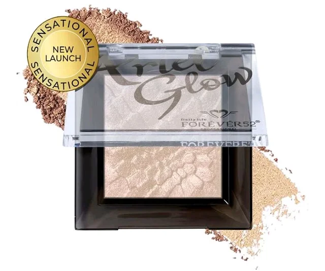 Daily Life Forever52 Sensational Ariel Glow Highlighter | Illuminating Smooth Glow | Waterproof & Long-Lasting | Lightweight Formula | Multi-Dimensional Radiance for All Skin Tones (Scuba, 6g)
