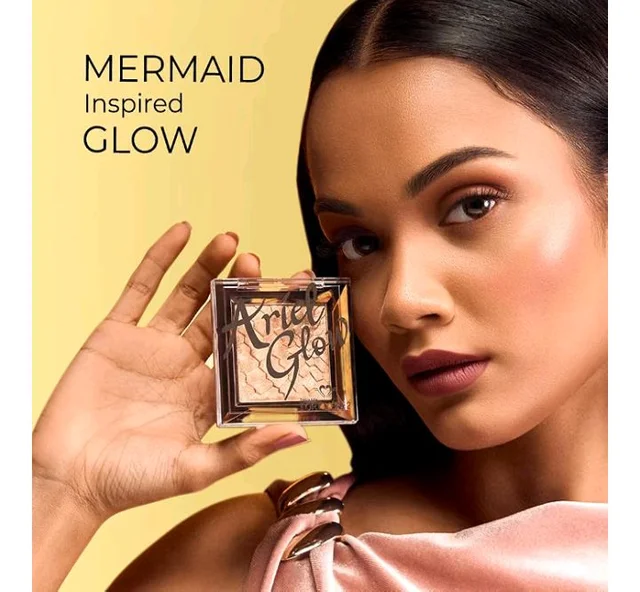 Daily Life Forever52 Sensational Ariel Glow Highlighter | Illuminating Smooth Glow | Waterproof & Long-Lasting | Lightweight Formula | Multi-Dimensional Radiance for All Skin Tones (Scuba, 6g)