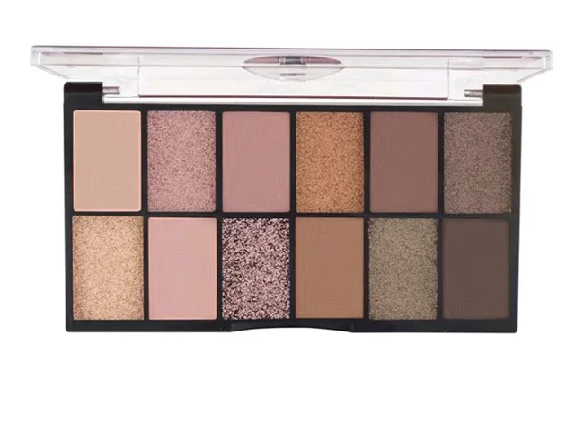 MARS 12 Shades Dance of Joy Eyeshadow Palette | Highly Pigmented and Blendable | Multicolor | Matte and Shimmer Finish (13.2g) (02-Multicolor)