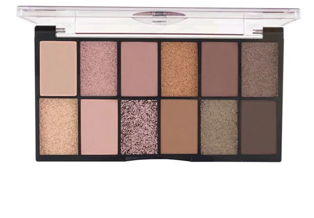 MARS 12 Shades Dance of Joy Eyeshadow Palette | Highly Pigmented and Blendable | Multicolor | Matte and Shimmer Finish (13.2g) (02-Multicolor)