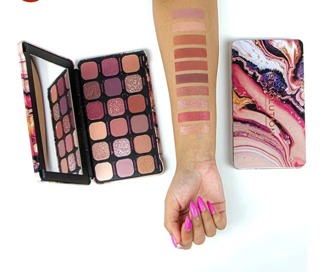 Makeup Revolution Eyeshadow Palette for Women | Forever Flawless Allure Pallete – 18 Shades | Matte & Shimmer Finish | Glitter Eyeshadow | Long Lasting & Blendable Shimmer Eyeshadow Palette – 19g
50+ bought in past month