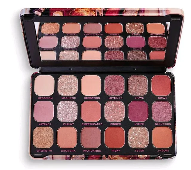 Makeup Revolution Eyeshadow Palette for Women | Forever Flawless Allure Pallete – 18 Shades | Matte & Shimmer Finish | Glitter Eyeshadow | Long Lasting & Blendable Shimmer Eyeshadow Palette – 19g
50+ bought in past month