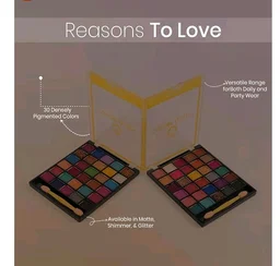 Colors Queen Quick & Easy Eyeshadow Palette with Brush | 30 Multi-Color Eye shadow Palette with Matte, Shimmer & Glitter Shades | Highly Pigmented, Easy to Blend, Long Lasting (Multicolor - 02, 18g)
50+ bought in past month