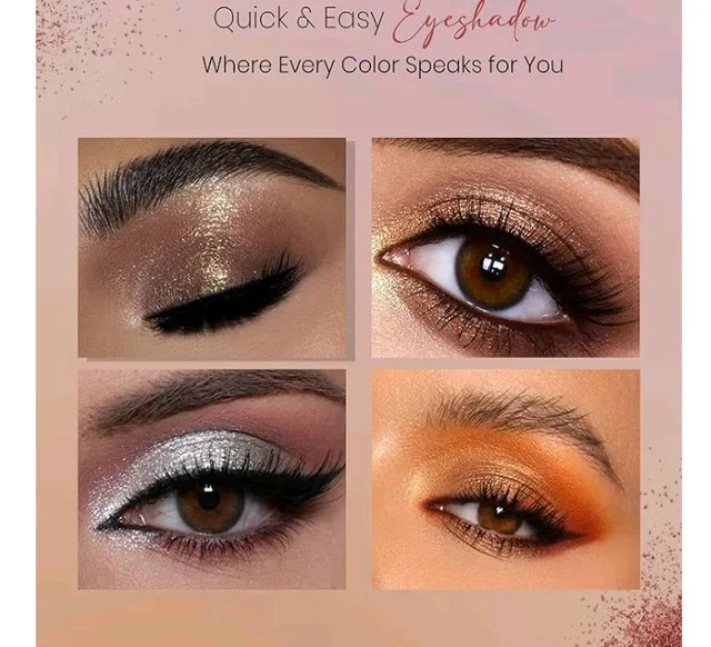 Colors Queen Quick & Easy Eyeshadow Palette with Brush | 30 Multi-Color Eye shadow Palette with Matte, Shimmer & Glitter Shades | Highly Pigmented, Easy to Blend, Long Lasting (Multicolor - 02, 18g)
50+ bought in past month