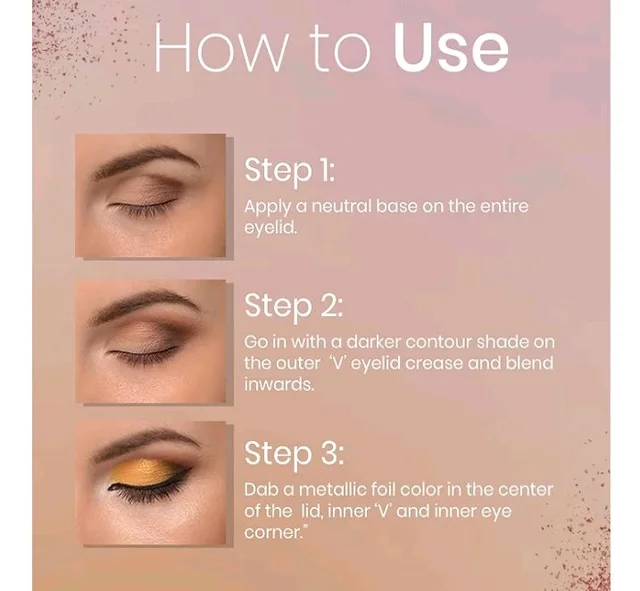 Colors Queen Quick & Easy Eyeshadow Palette with Brush | 30 Multi-Color Eye shadow Palette with Matte, Shimmer & Glitter Shades | Highly Pigmented, Easy to Blend, Long Lasting (Multicolor - 02, 18g)
50+ bought in past month