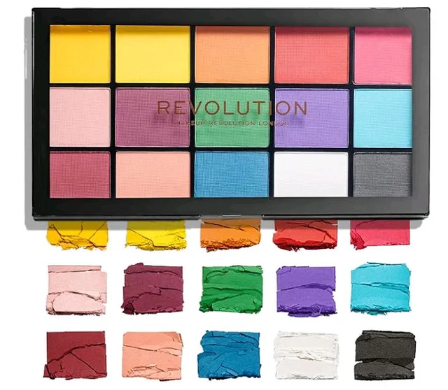 Makeup Revolution Reloaded Marvellous Mattes Eyeshadow Palette, 15 Matte Shades, Highly Pigmented, Long Lasting, Blendable Eye Makeup Palette for Women, Multicolour, Vegan, Cruelty-Free, 16g
100+ bought in past month