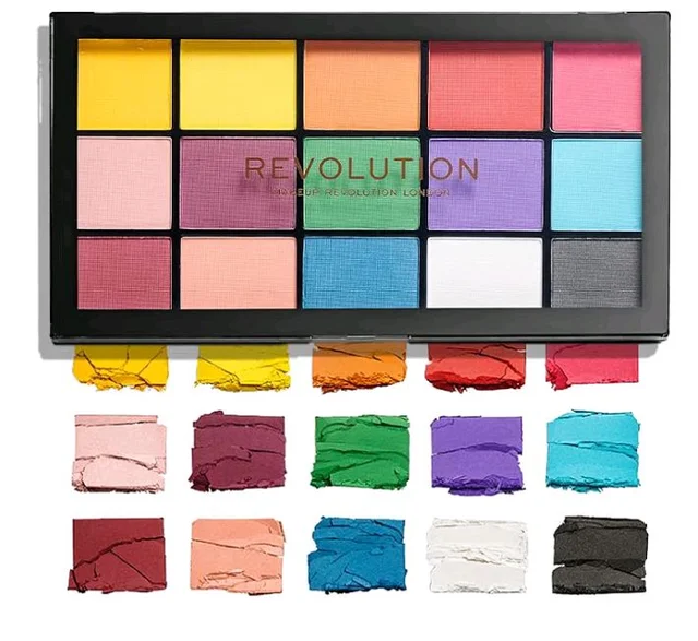 Makeup Revolution Reloaded Marvellous Mattes Eyeshadow Palette, 15 Matte Shades, Highly Pigmented, Long Lasting, Blendable Eye Makeup Palette for Women, Multicolour, Vegan, Cruelty-Free, 16g
100+ bought in past month