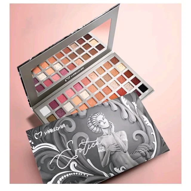 Metallic Eyeshadow Palette Erotica 50 Color Collection, Multicolor