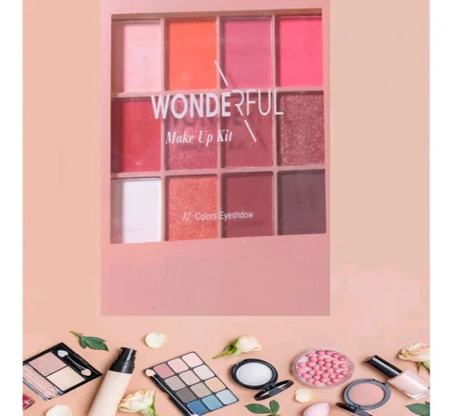 Brand: Generic
Misiou Beauty Wonderful Make Up Kit 12 Colours Eyeshadow
Matte & Shimmer Finish, Warm & Cool Shades, Compact Palette, Everyday & Special Events, Mix of Pinks & Mauves