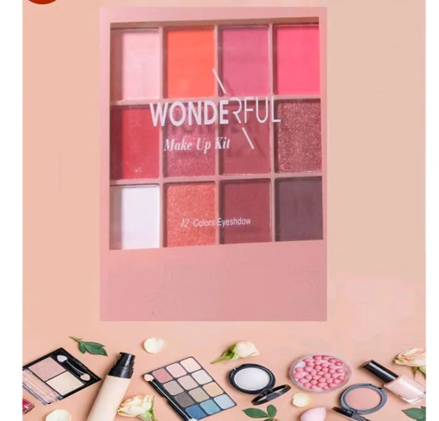 Brand: Generic
Misiou Beauty Wonderful Make Up Kit 12 Colours Eyeshadow
Matte & Shimmer Finish, Warm & Cool Shades, Compact Palette, Everyday & Special Events, Mix of Pinks & Mauves